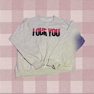 Graphic Crewneck Sweatshirt Oversized